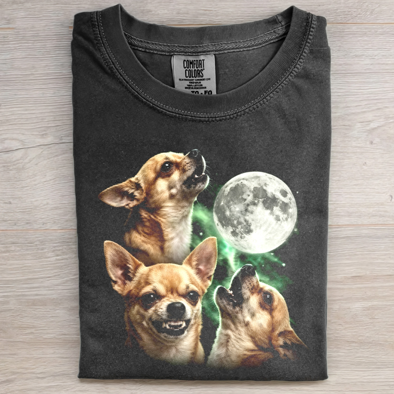 90S THREE CHIHUAHUAS T-SHIRT