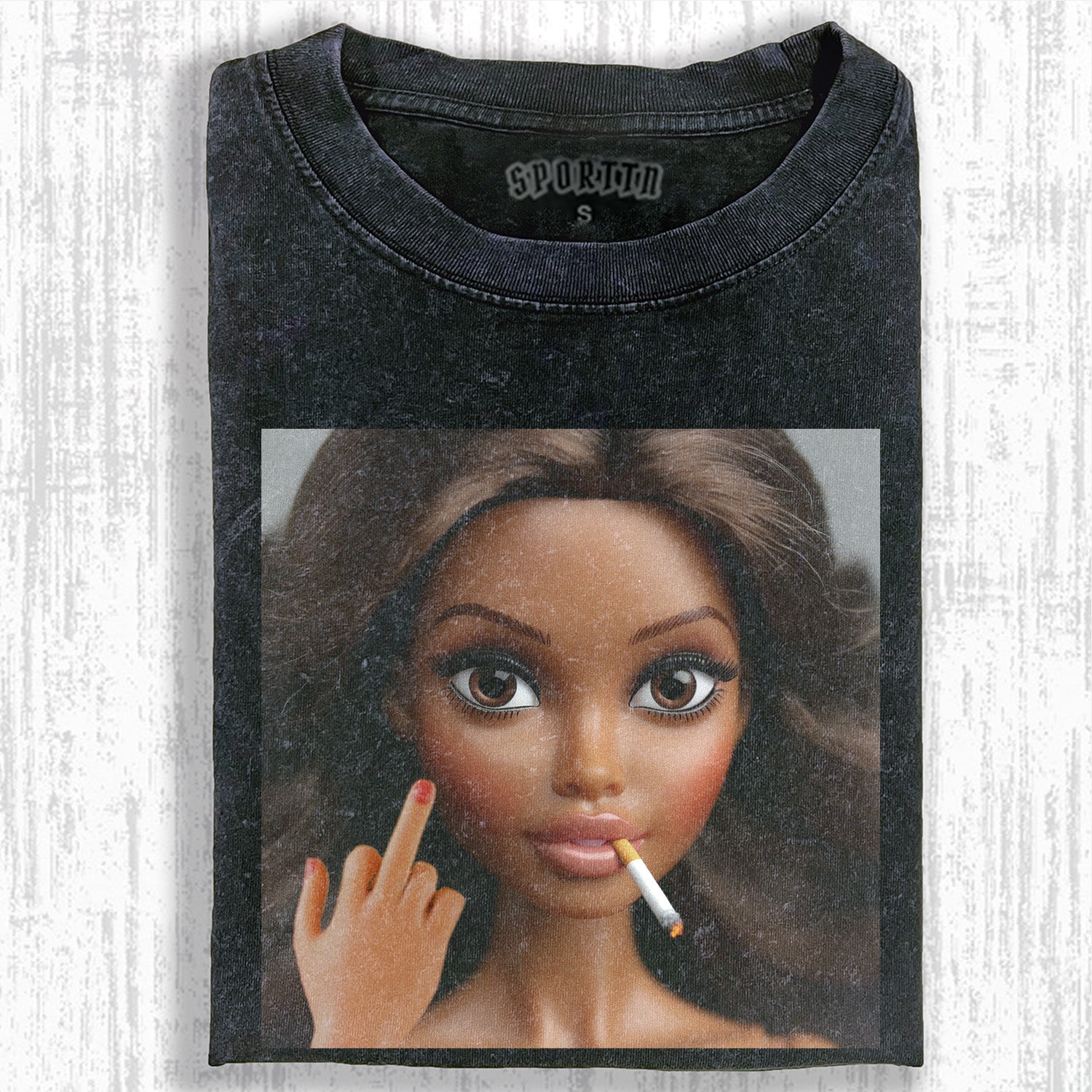 DOLL GIRL MEME T-SHIRT V4-LASPORTN