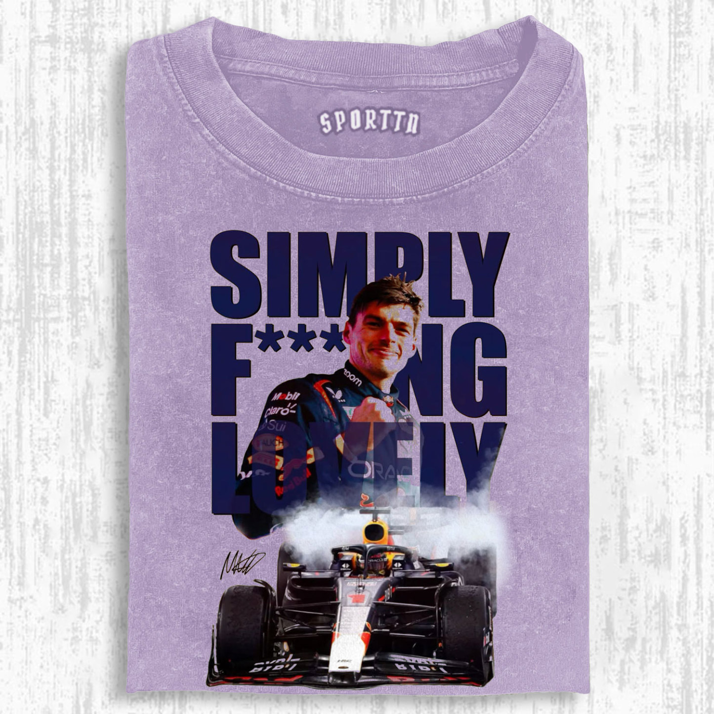 F1 MAX VERSTAPPEN TEE-LASPORTN