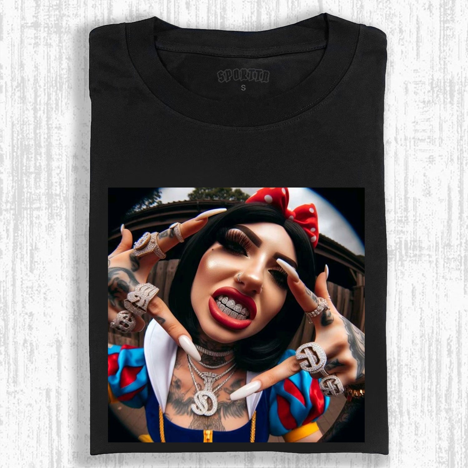 BLING TRENDY TEE-LASPORTN