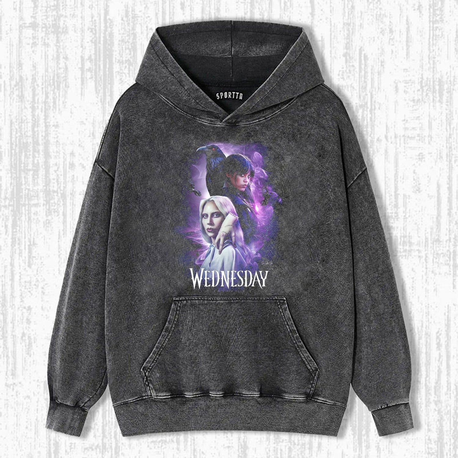 WEDNESDAY S2 THEMED V3 T-SHIRT-LASPORTN