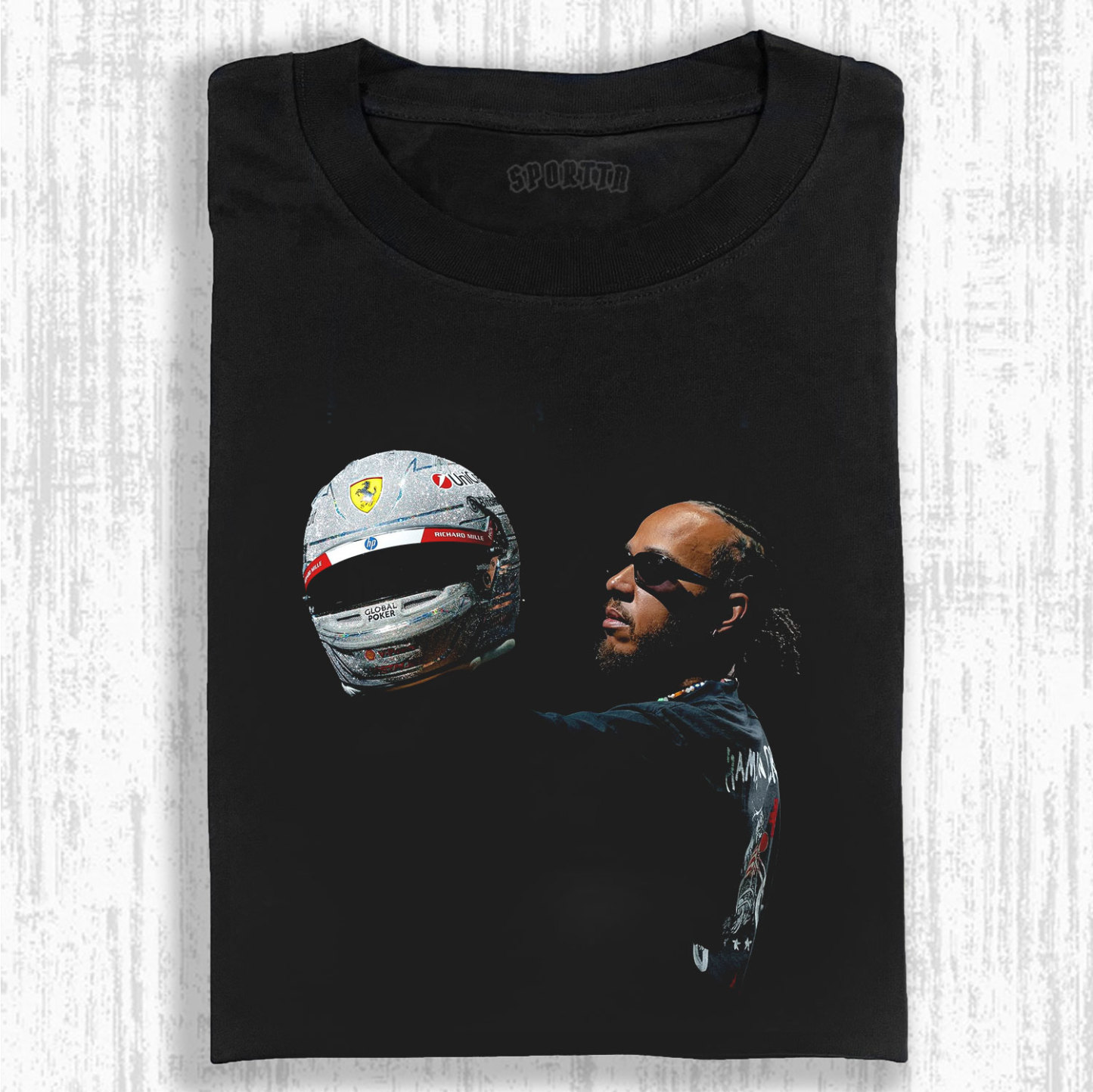 F1 Lewis Hamilton Signed Version Tee/Sweatshirt/Hoodie-LASPORTN