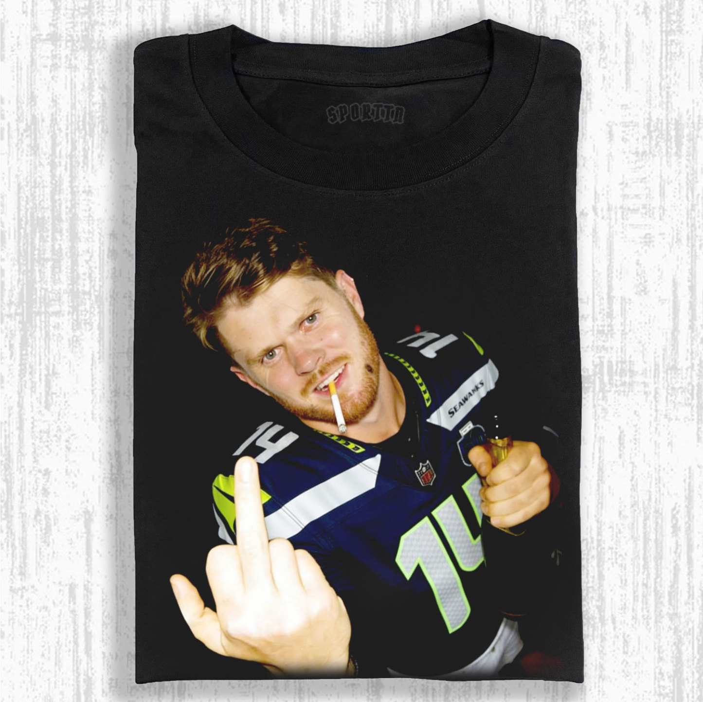 Sam Darnold Seahawks  NFL T-shirt-LASPORTN
