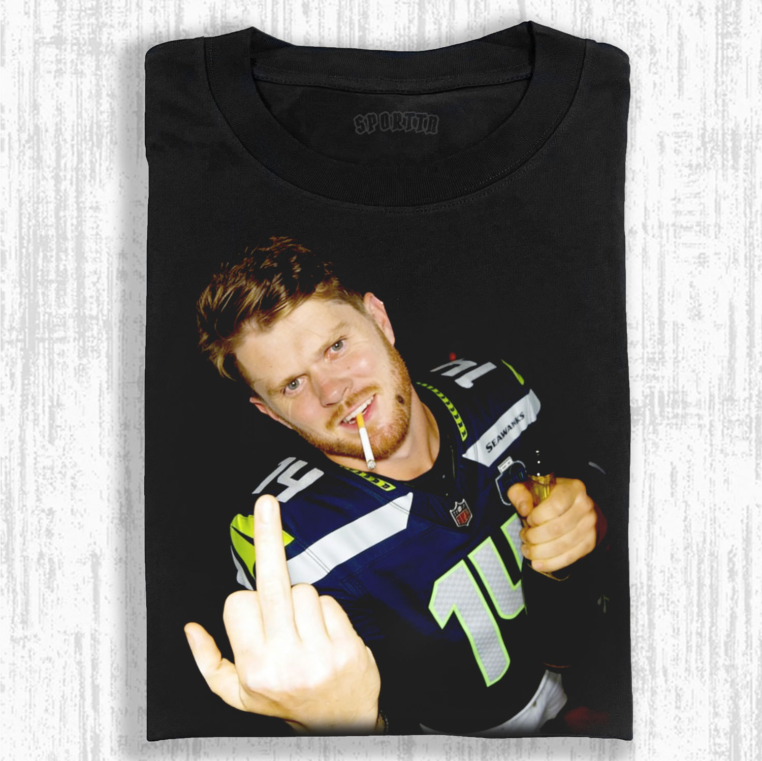 Sam Darnold Seahawks  NFL T-shirt-LASPORTN