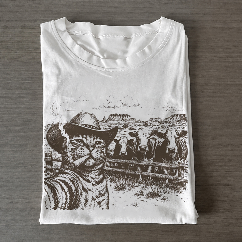 Cowboy Cat T-shirt