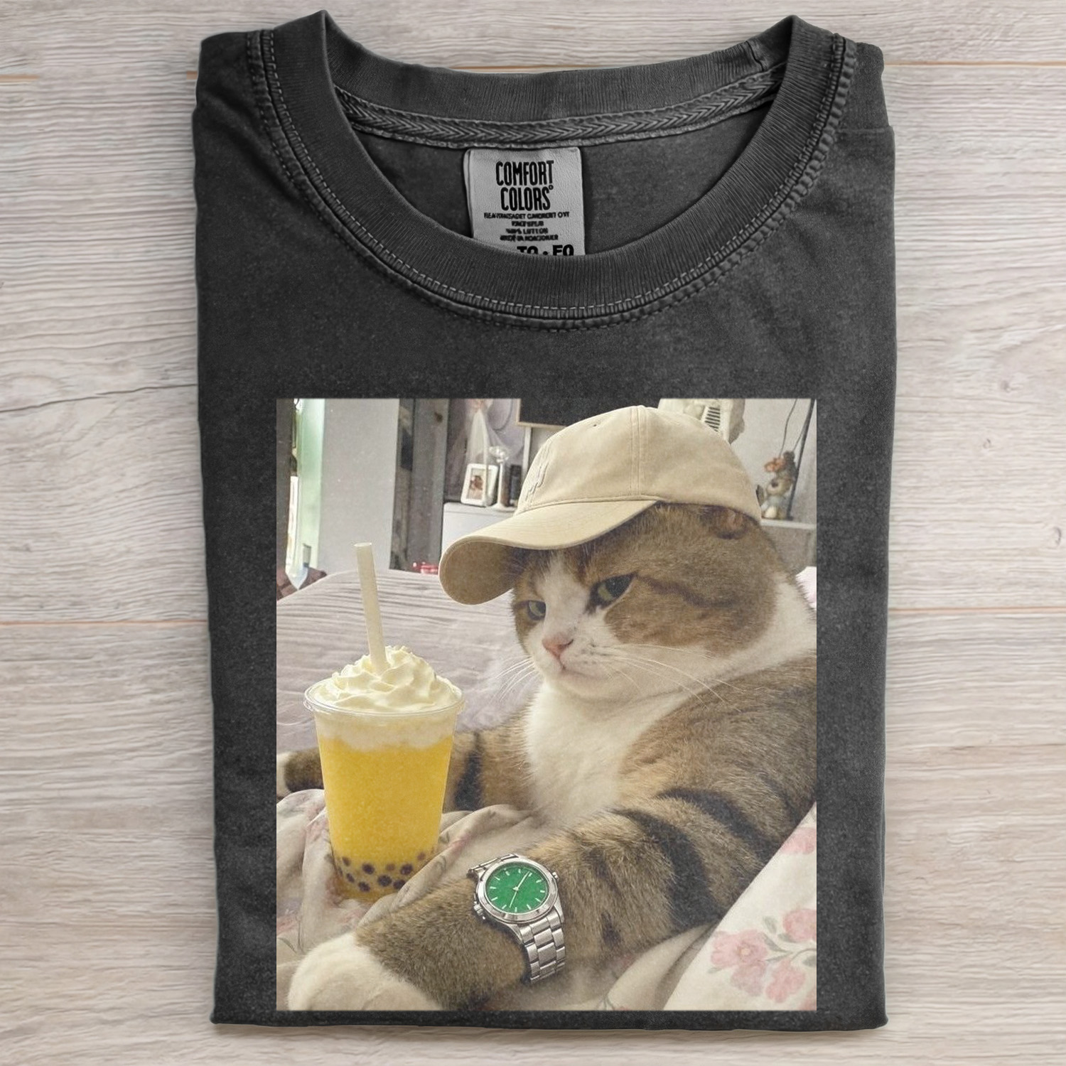 FUNNY CAT MEME T-SHIRT