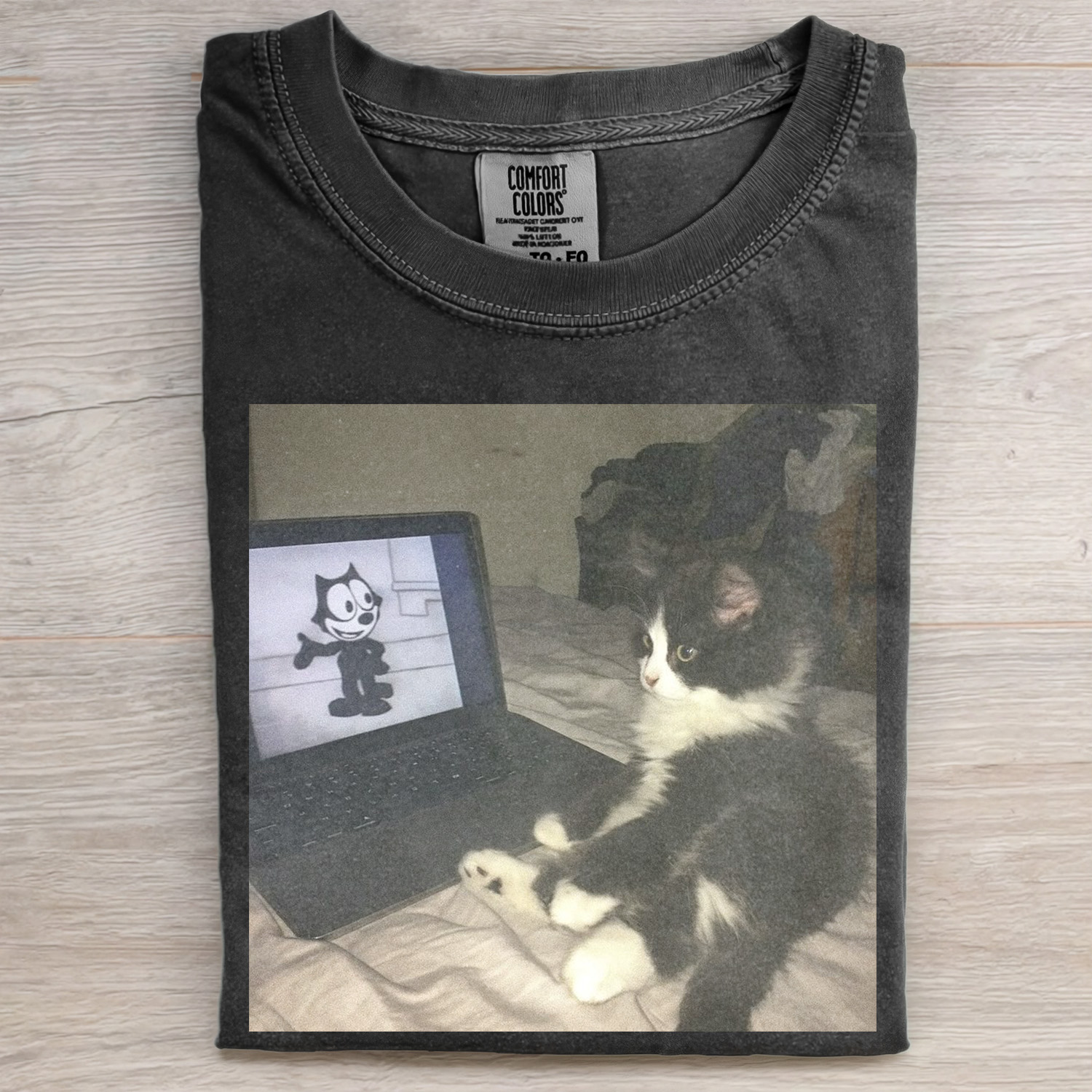 FUNNY CAT MEME T-SHIRT