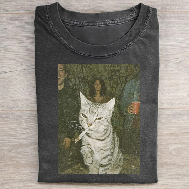 FUNNY CAT T-SHIRT