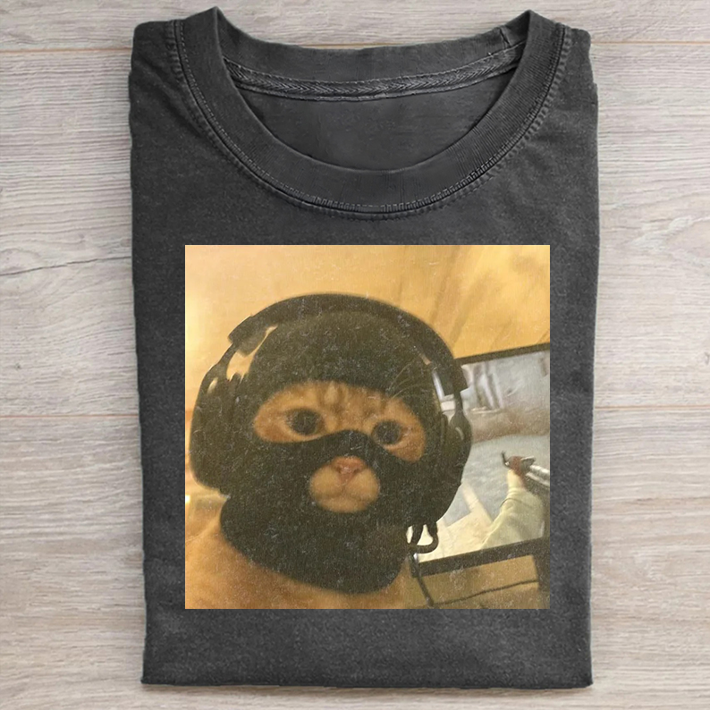 FUNNY CAT T-SHIRT