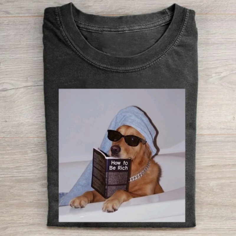 FUNNY DOG MEME T-SHIRT 