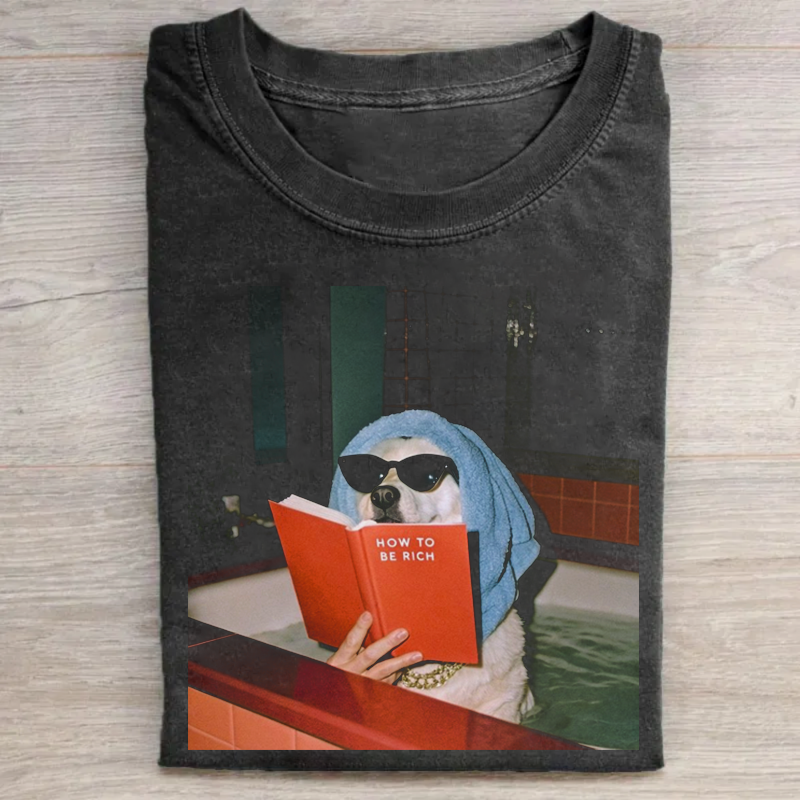 FUNNY DOG MEME T-SHIRT 