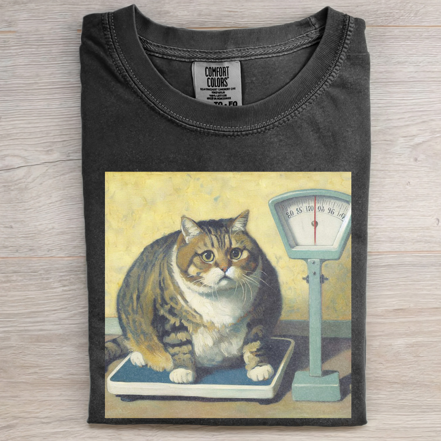 FUNNY FAT CAT MEME T-SHIRT