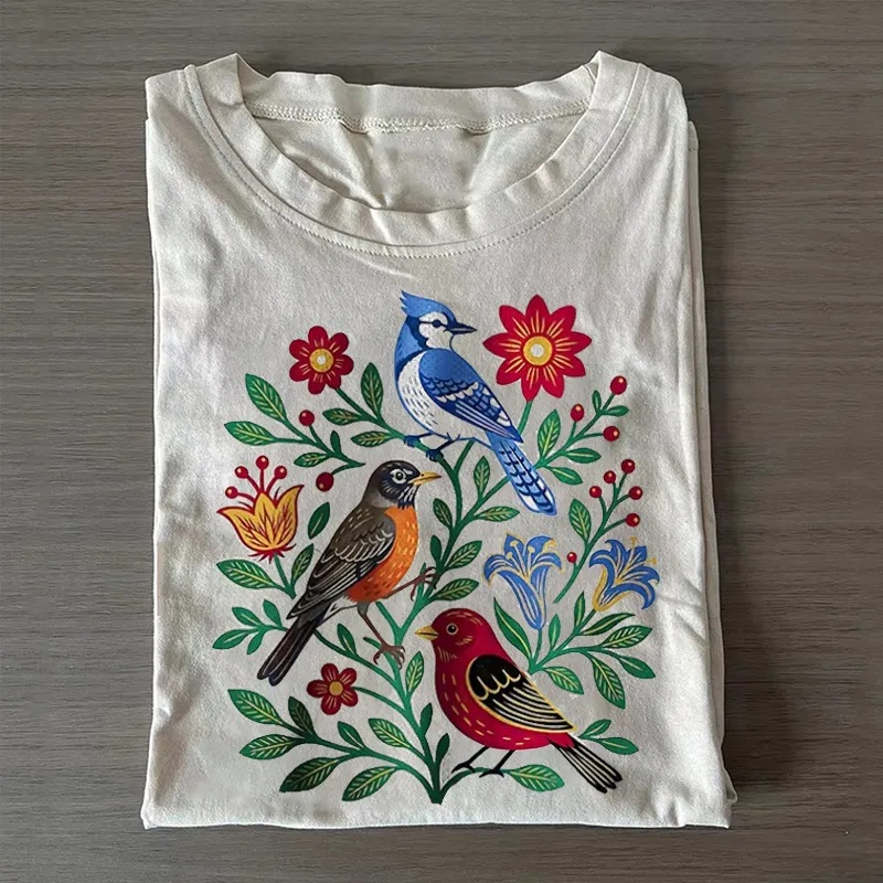 Floral Birdsong T-shirt