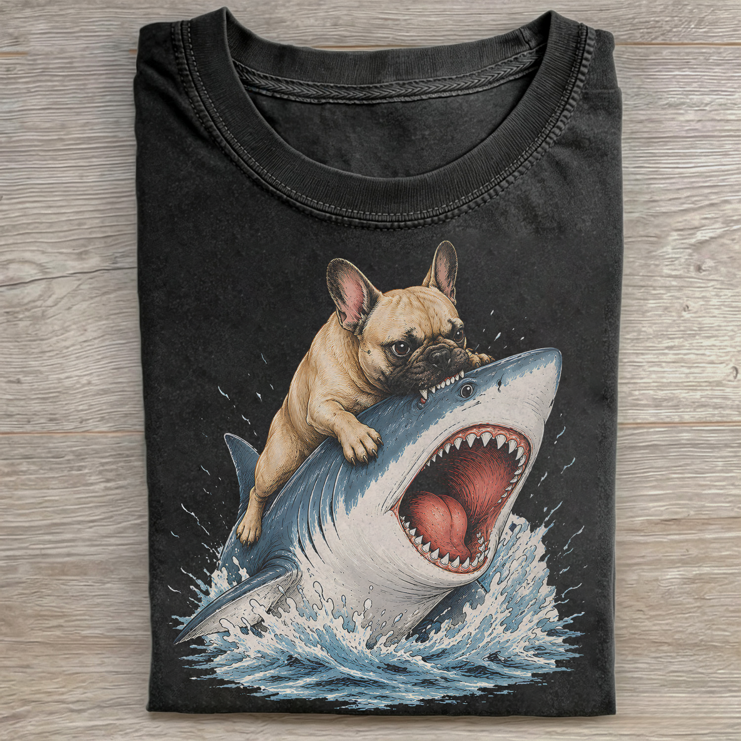 French Bulldog JawsT-shirt