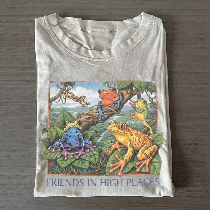 Friends in High Places Frog 90s T-shirt