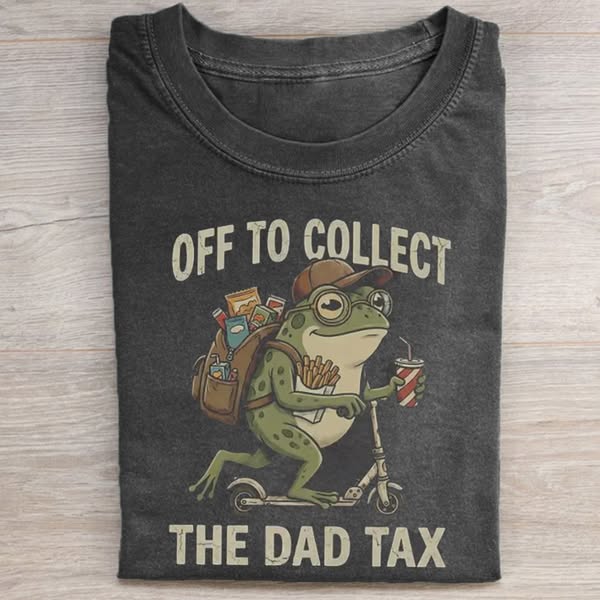 Funny Dad Tax Frog T-shirt