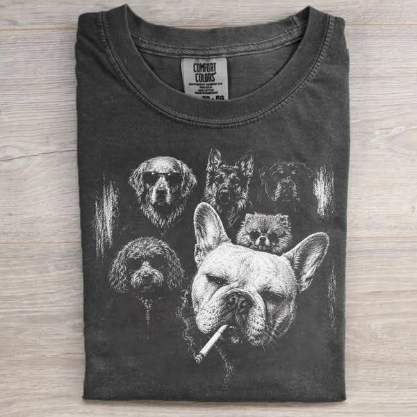 Funny Gangster Dog T-shirt