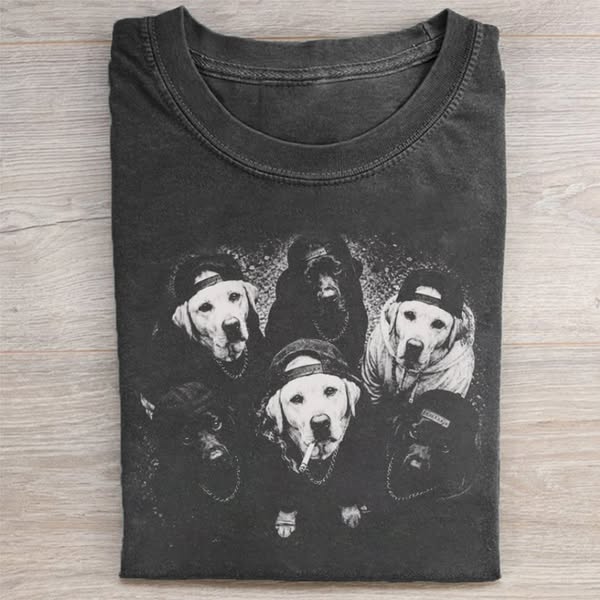 Funny Gangster Dog T-shirt