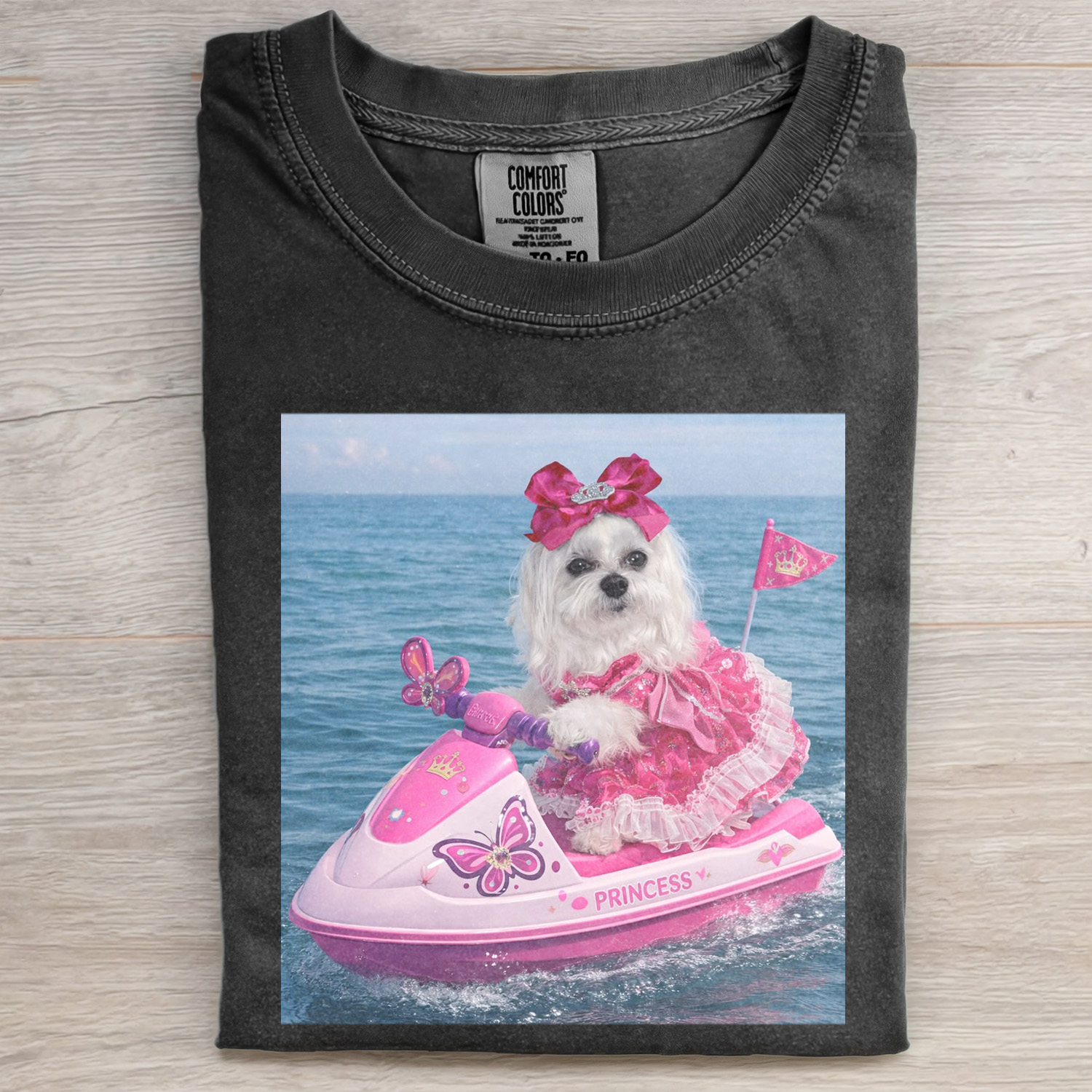 GORGEOUS PINK DOG T-SHIRT