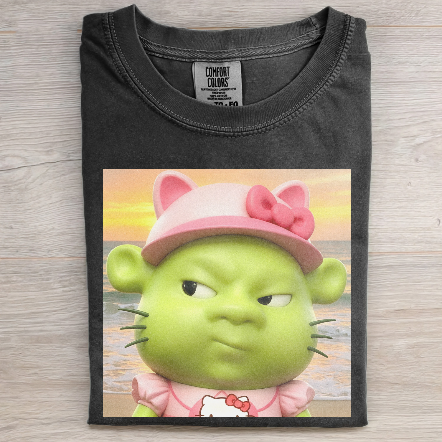 GREEN MAN FUNNY MEME T-SHIRT