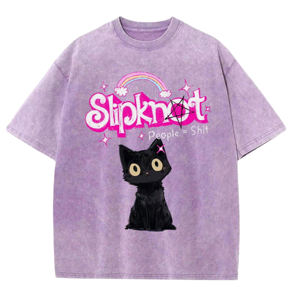Slipknot Funny Cat T-shirt