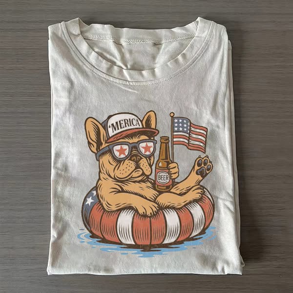 Patriotic Frenchie T-shirt