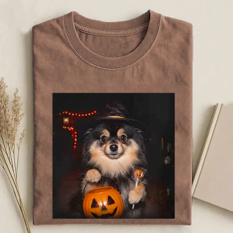 Pomeranian Halloween T-shirt