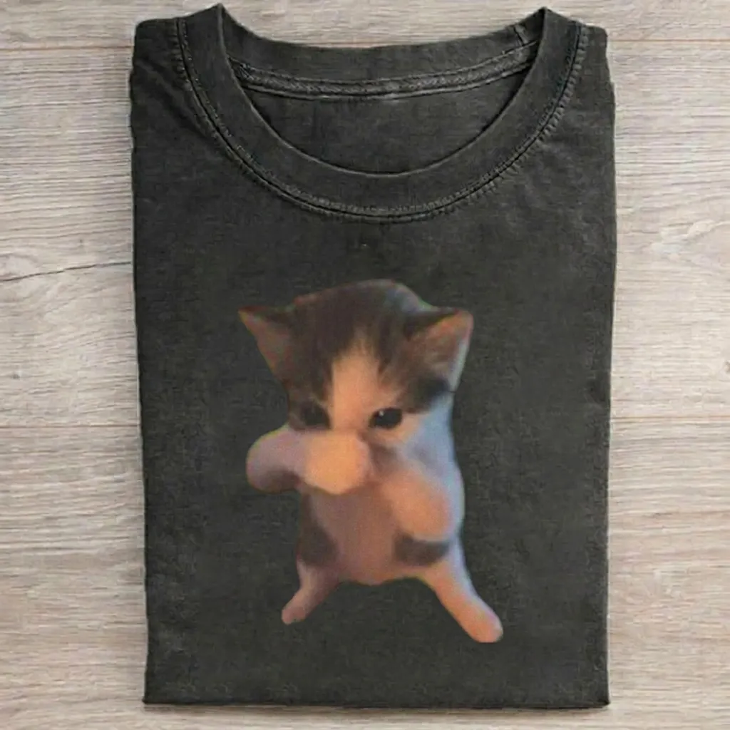 Scuba Cat Dancing T-shirt