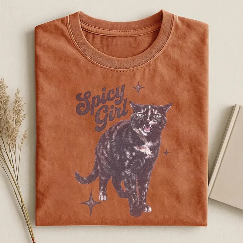 Spicy Girl Tortie Cat T-shirt