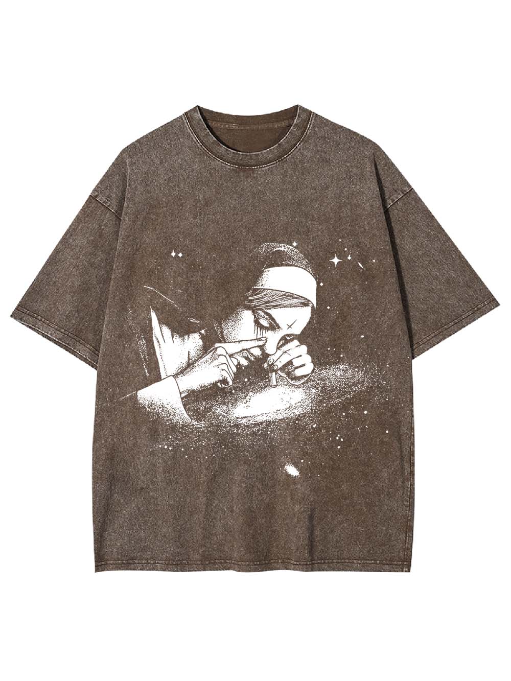 Nun Galaxy Washed Tshirt