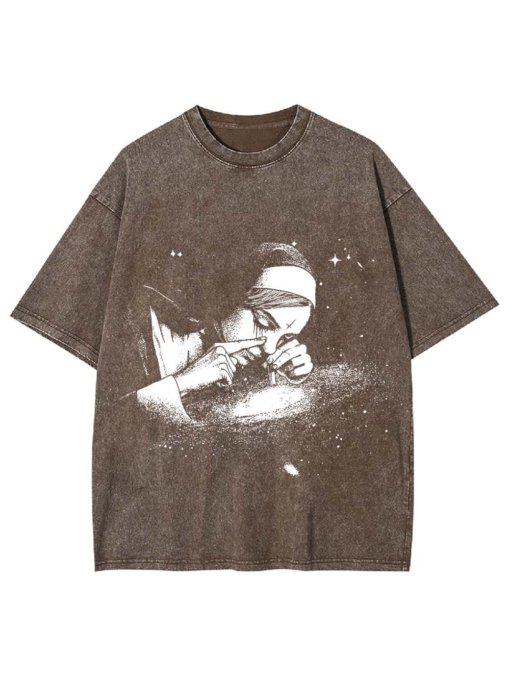 Nun Galaxy Washed Tshirt