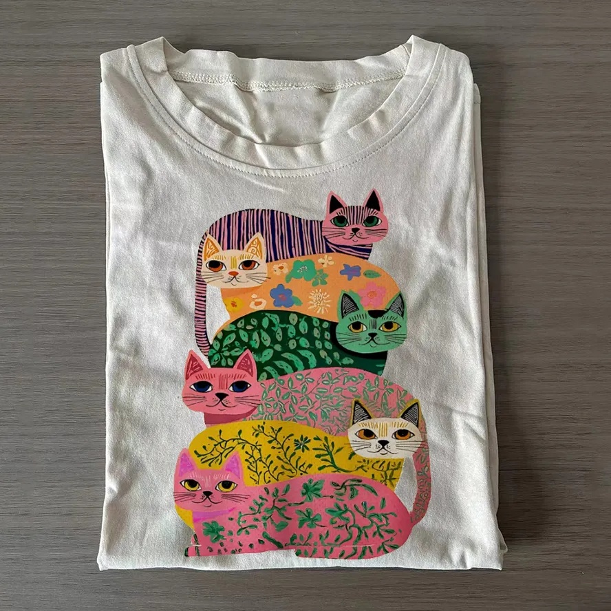 The Cat Stack Wave T-shirt