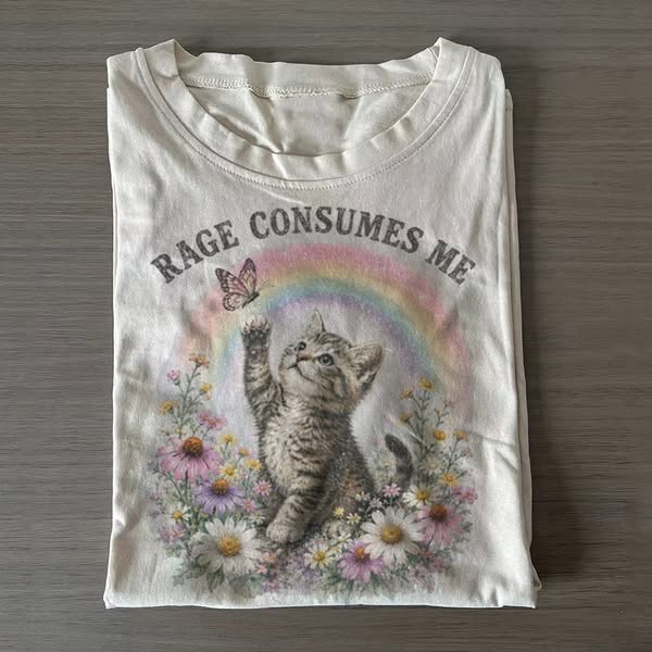 Vintage Rage Consumes Me T-shirt