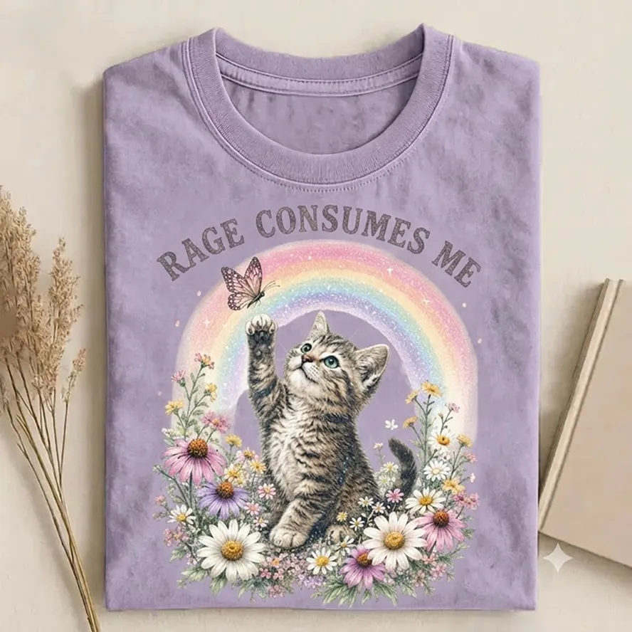 Vintage Rage Consumes Me T-shirt