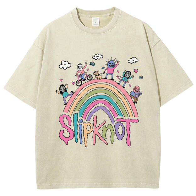 MUSIC SLIPKNOT VINTAGE WASHED TEE