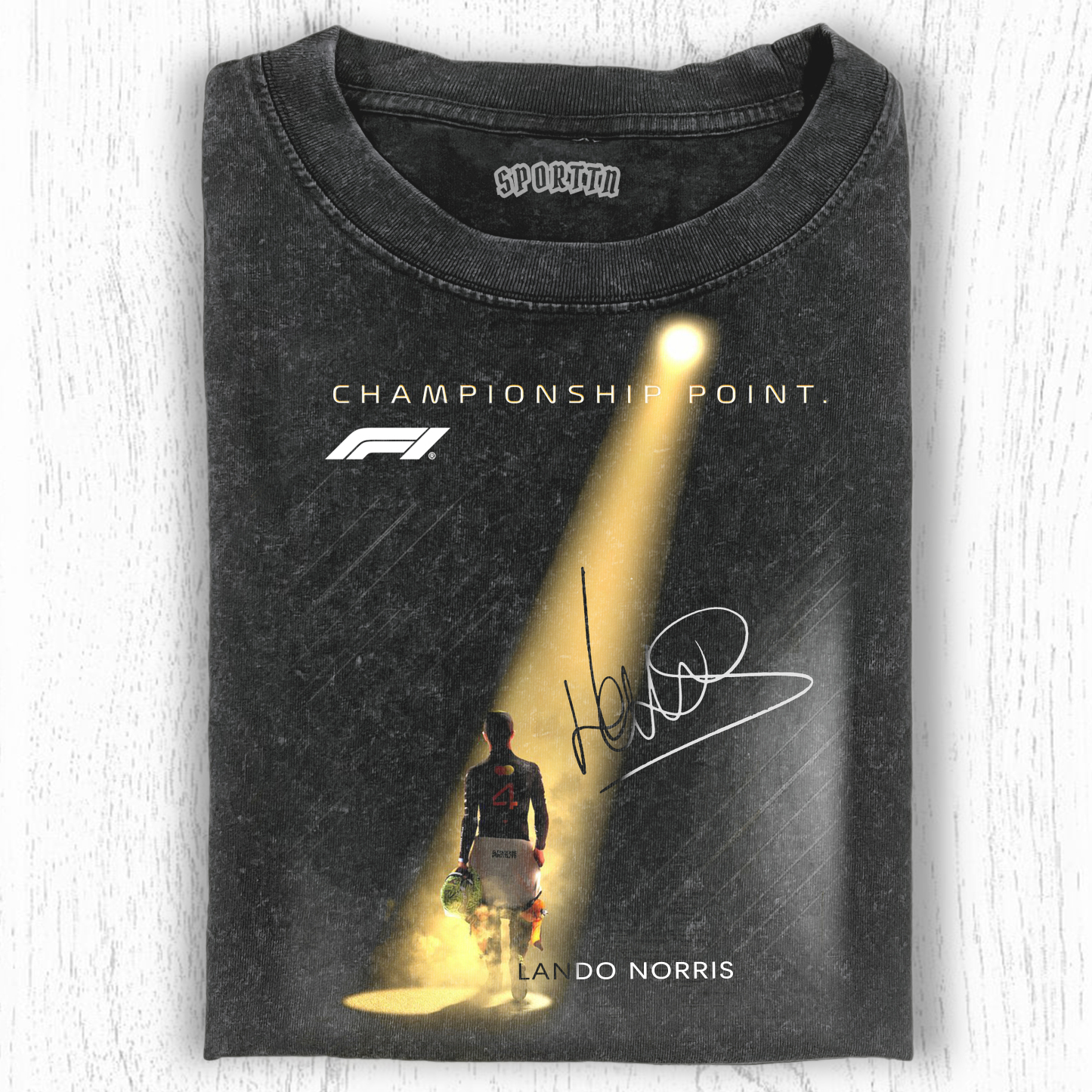 LANDO NORRIS & CHAMPIONSHIP POINT TEE-LASPORTN