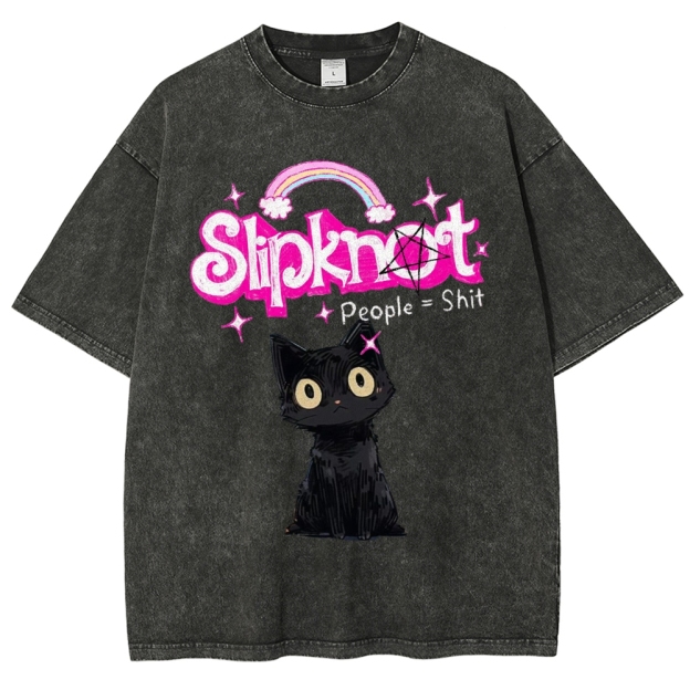 Slipknot Funny Cat T-shirt