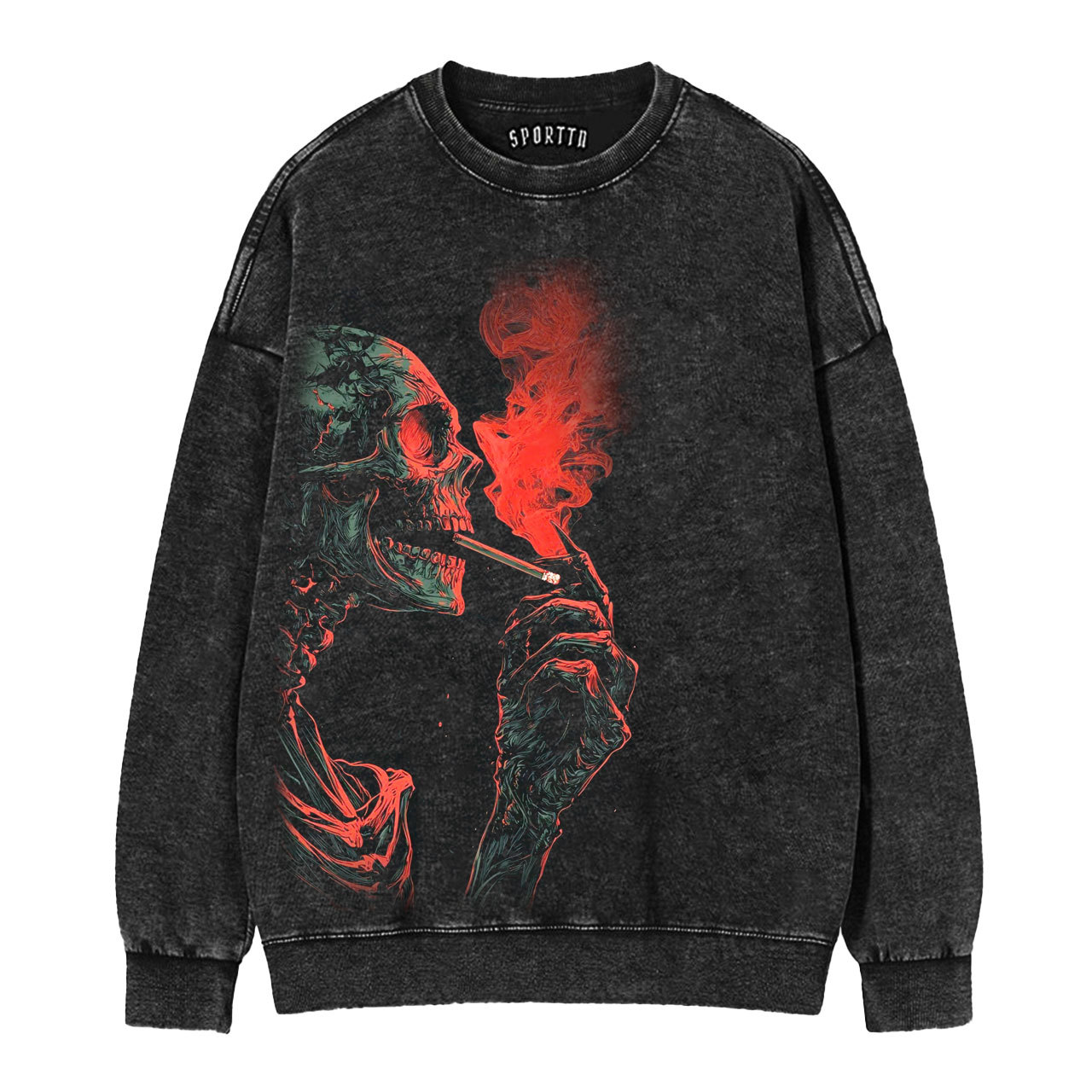 Vintage Skull Print T-Shirt/Sweatshirt/Hoodie-LASPORTN