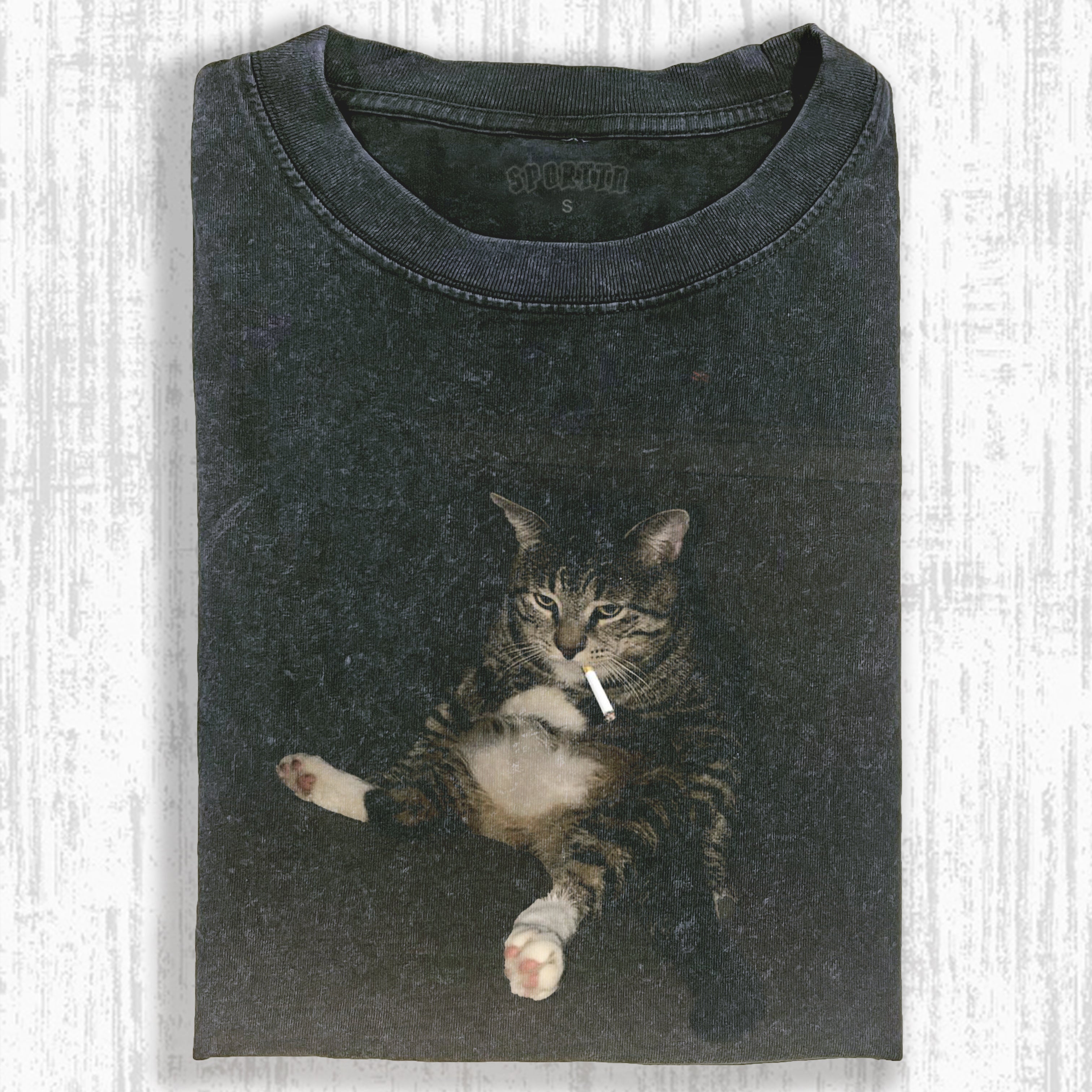 WACKY CAT TEE-LASPORTN