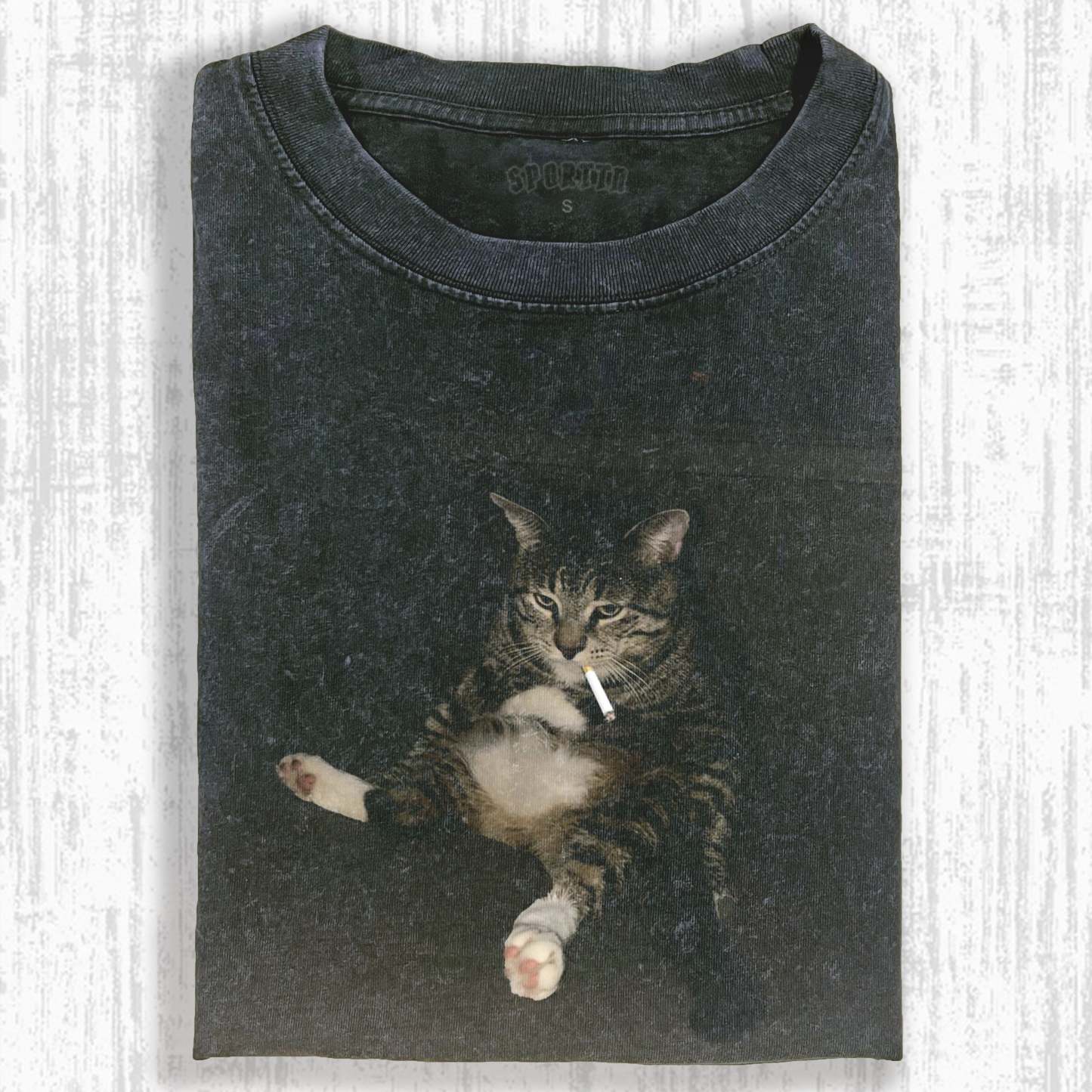 WACKY CAT TEE-LASPORTN
