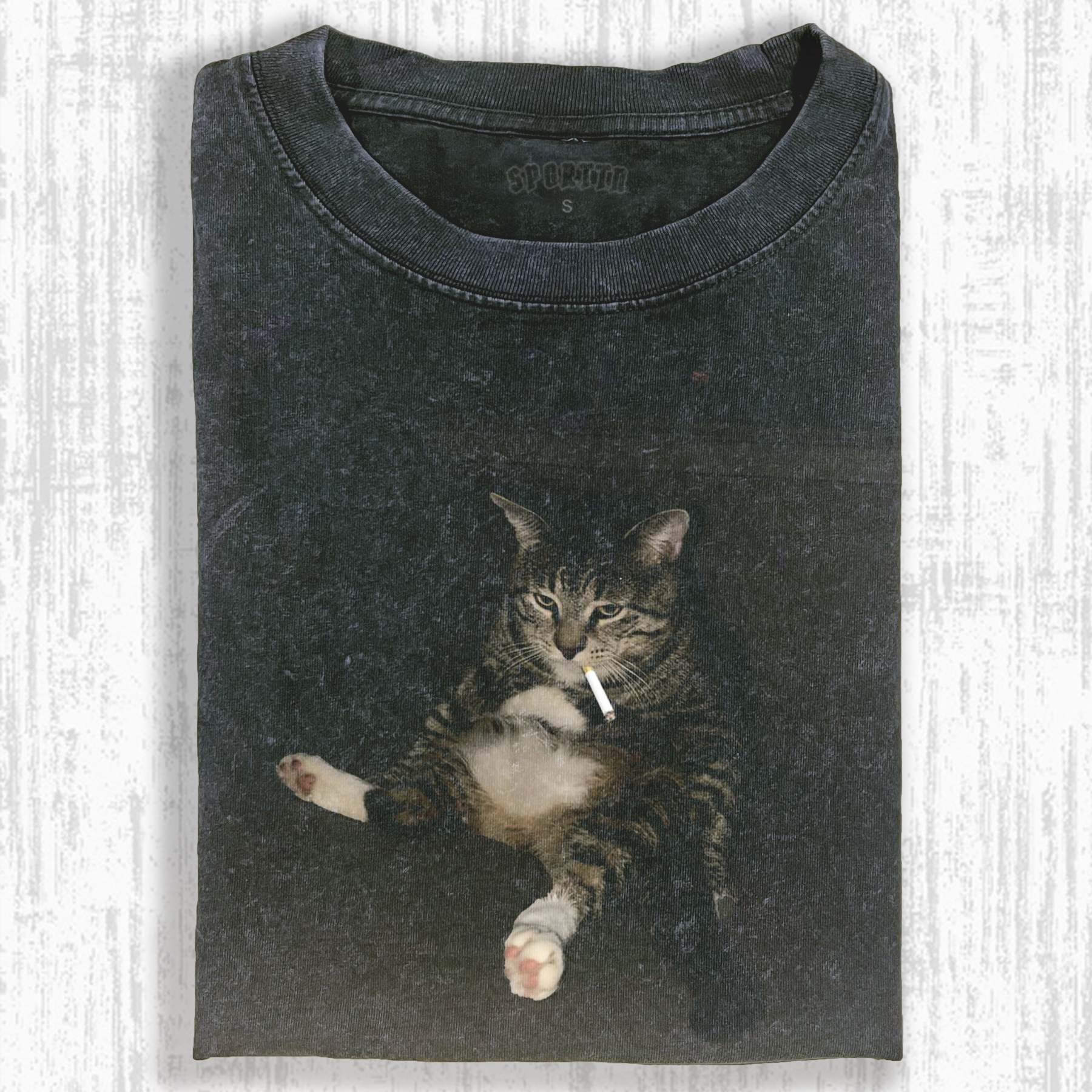 WACKY CAT TEE-LASPORTN