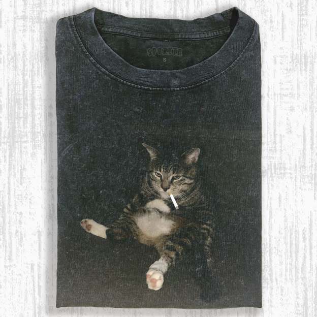WACKY CAT TEE-LASPORTN