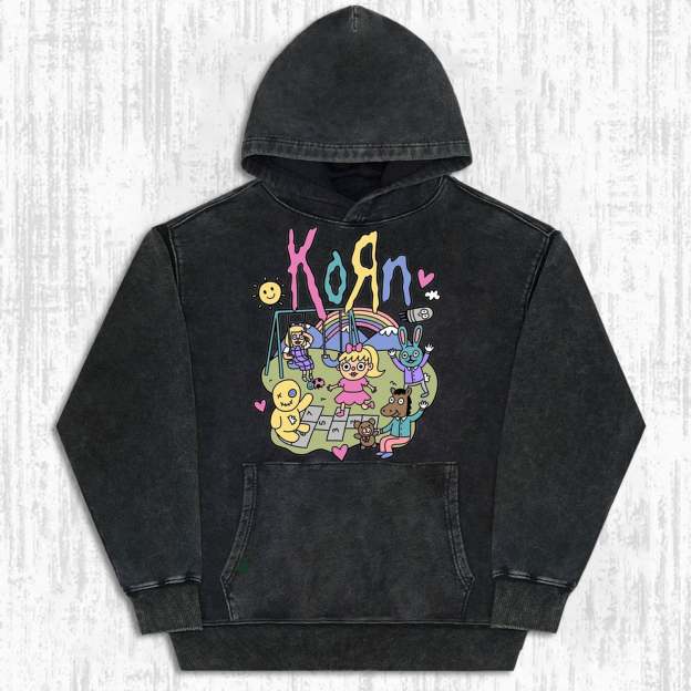 MUSIC KORN VINTAGE WASHED TEE-LASPORTN