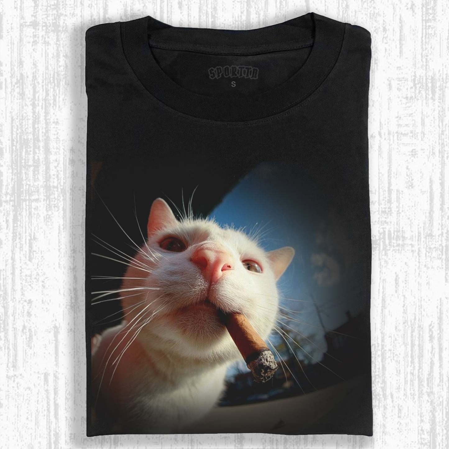 THE COOL CAT'S UNRULY MOMENT STYLISH V2 T-SHIRT-LASPORTN