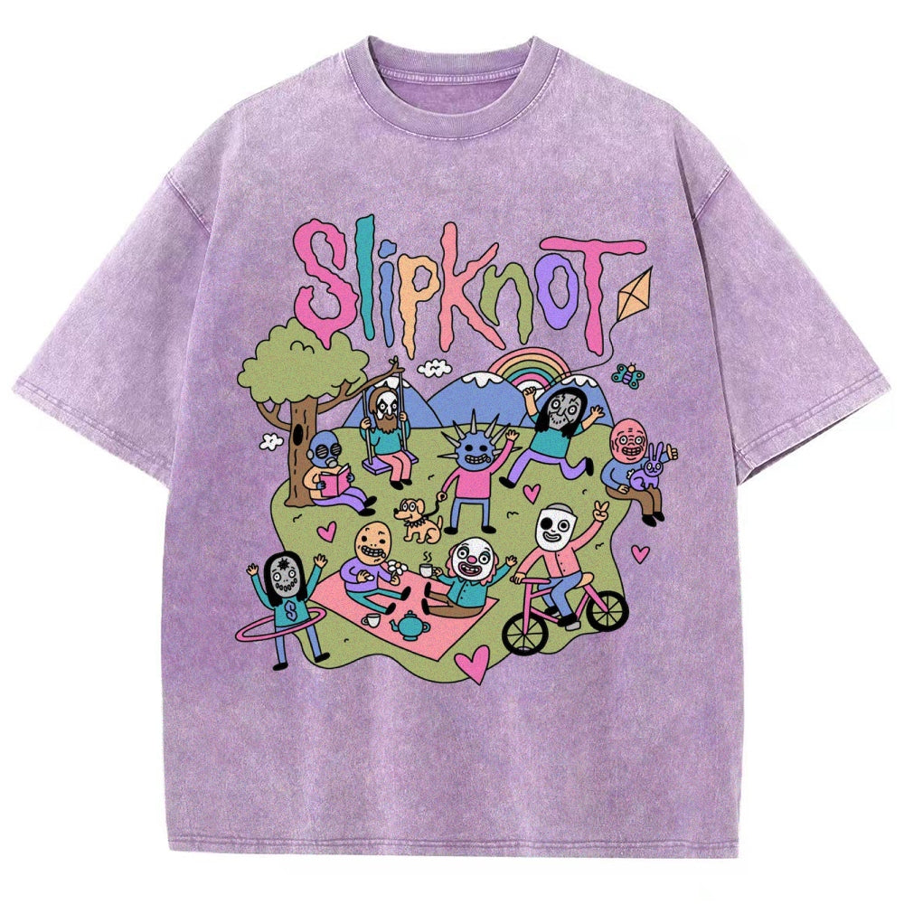 MUSIC SLIPKNOT VINTAGE WASHED TEE
