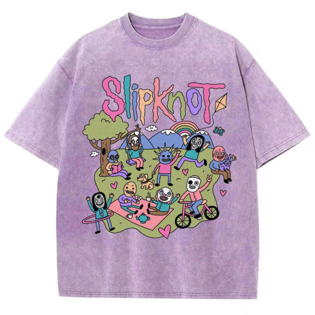 MUSIC SLIPKNOT VINTAGE WASHED TEE