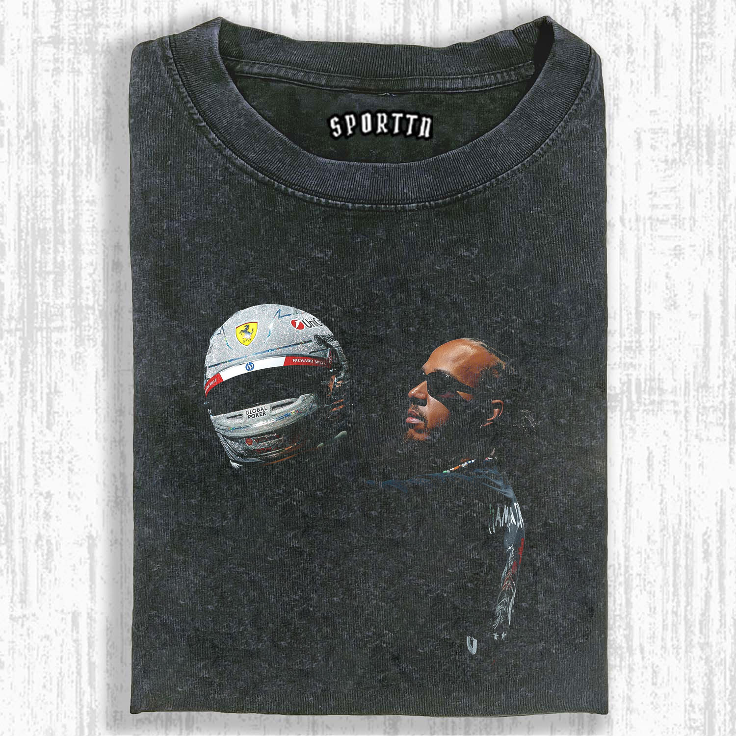 F1 Lewis Hamilton Signed Version Tee/Sweatshirt/Hoodie-LASPORTN