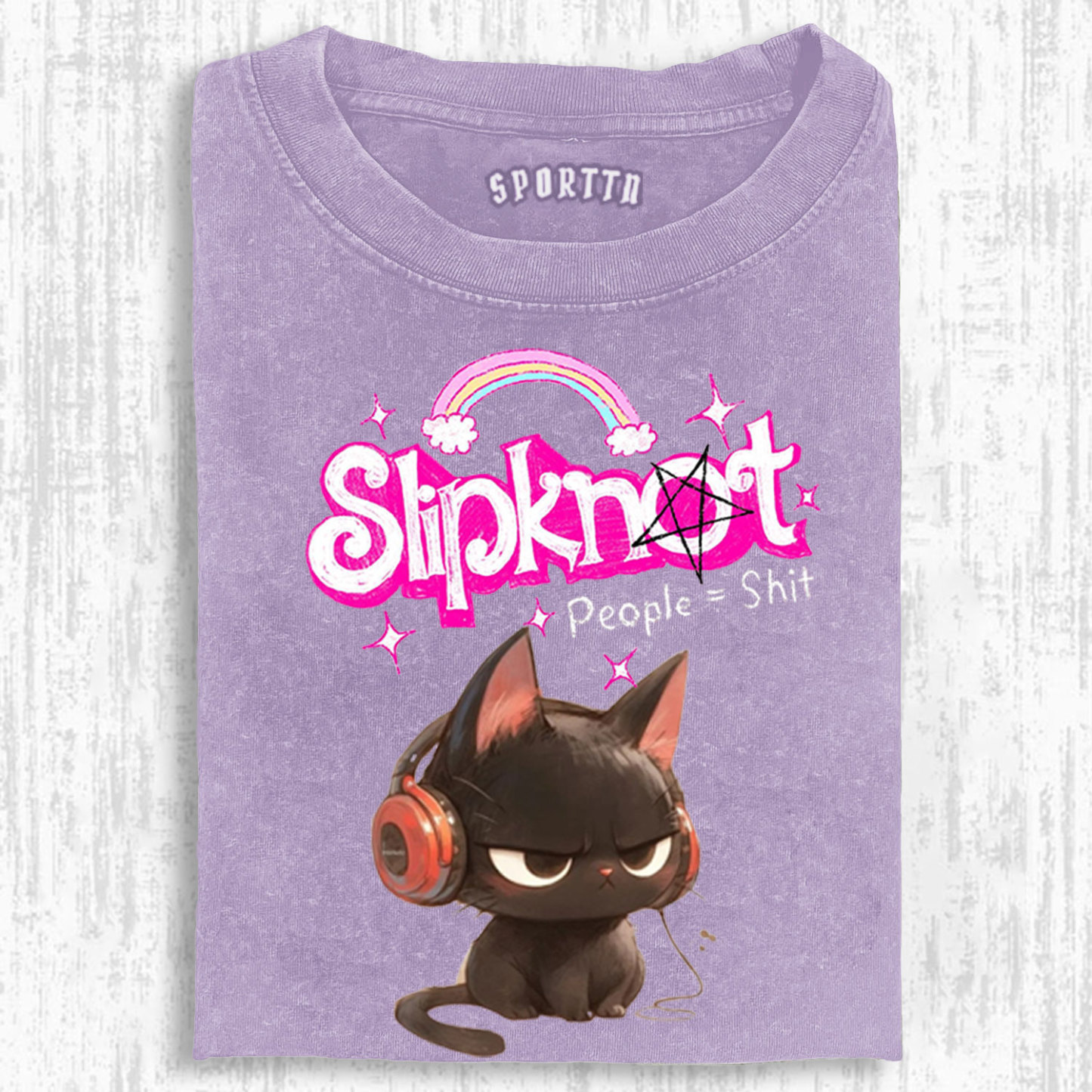 Slipknot Funny Cat T-shirt