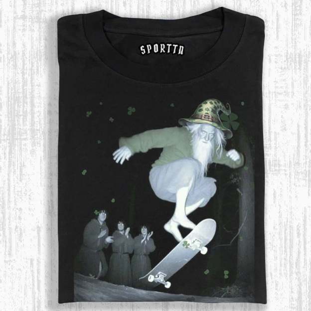 GANDALF IRELAND,ST PATRICKS DAY T-SHIRT-LASPORTN