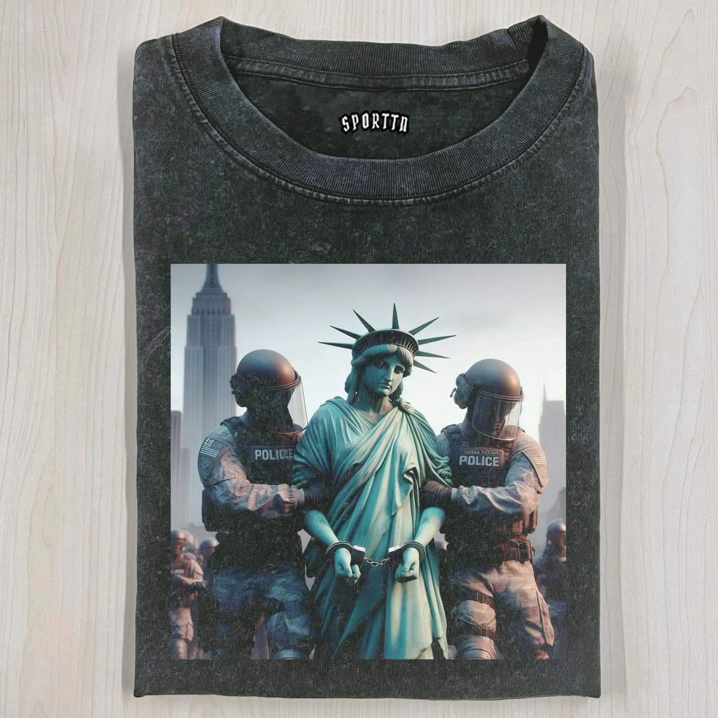 STATUE OF LIBERTY T-SHIRT-LASPORTN